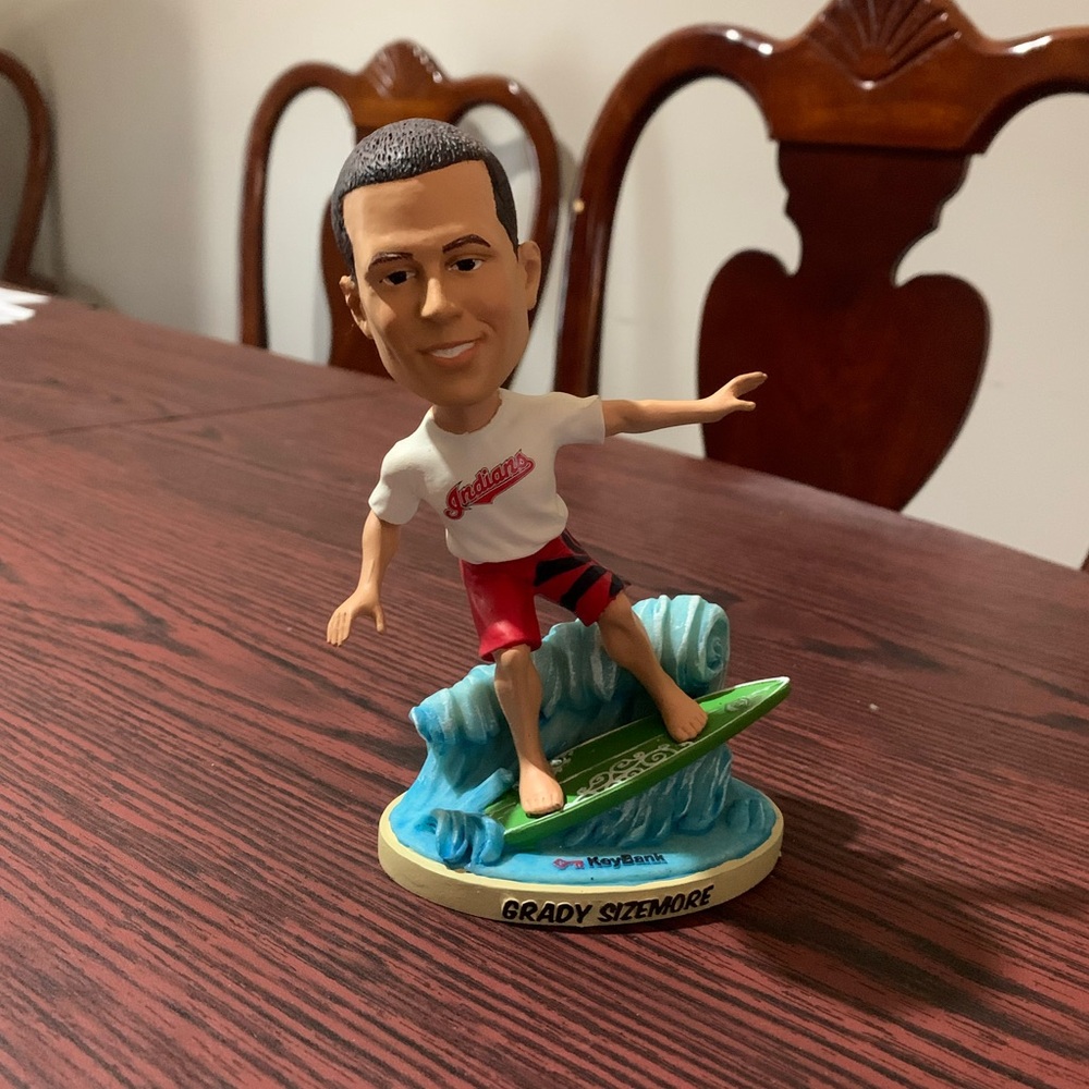 Grady Sizemore Surfin’ Sizemore Limited Edition Bobblehead Cleveland Indians